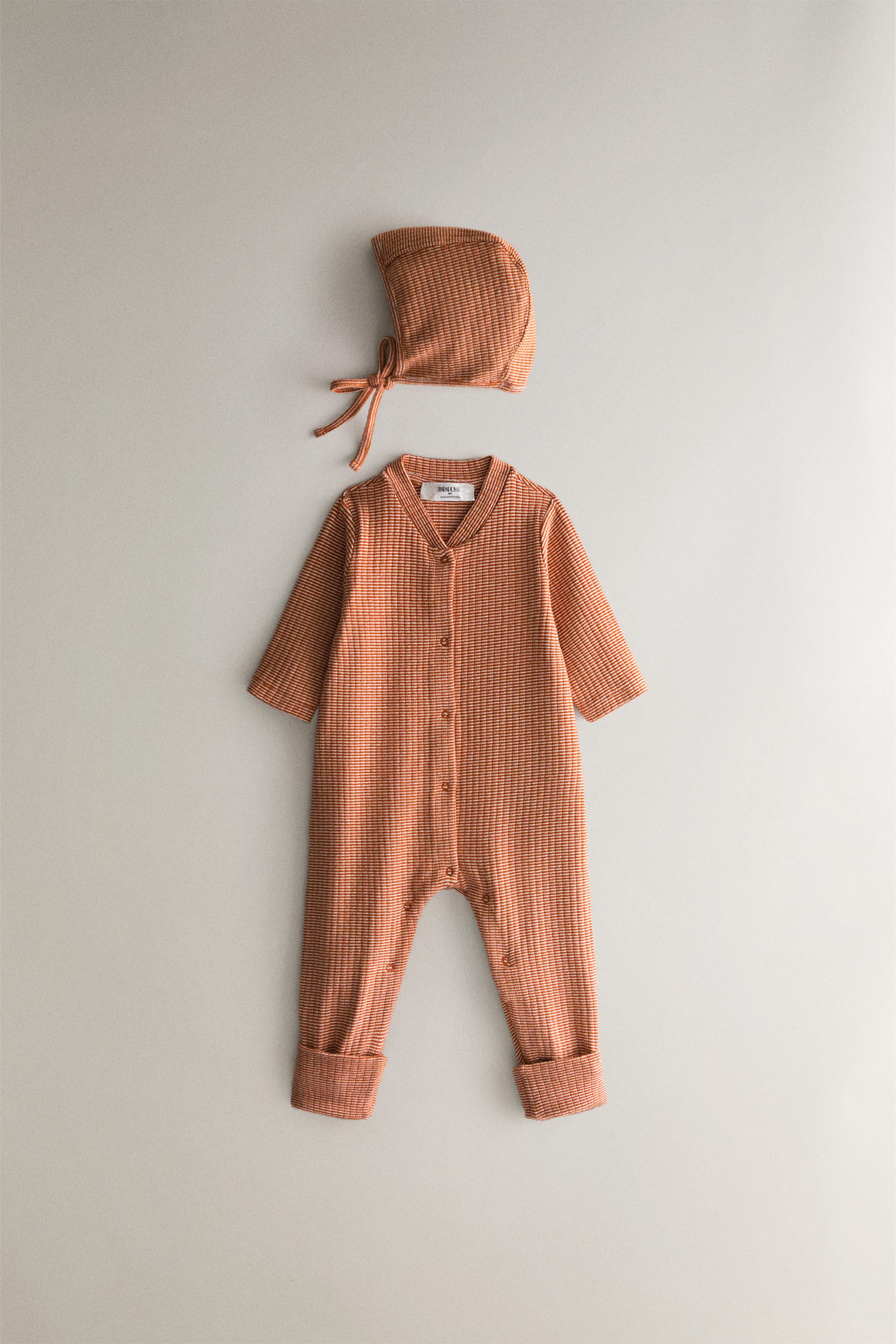 KIDS' STRIPED BONNET